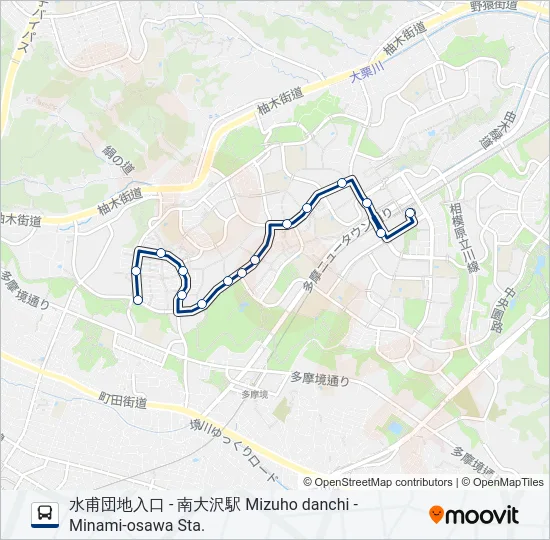 南61-水  Line Map