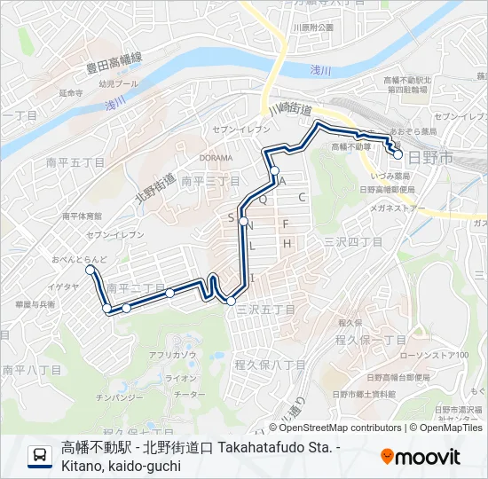 南平線-北  Line Map