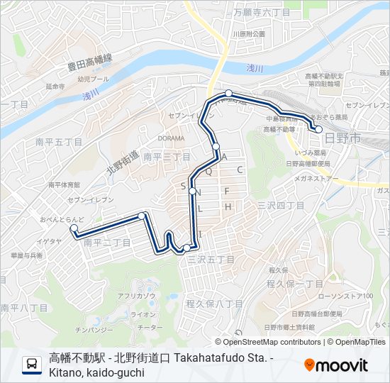 南平線-北 bus Line Map