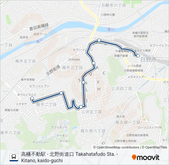 南平線-北  Line Map