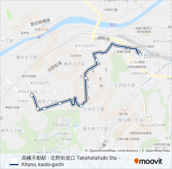 南平線-北 bus Line Map
