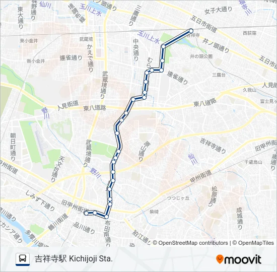 吉14-通  Line Map