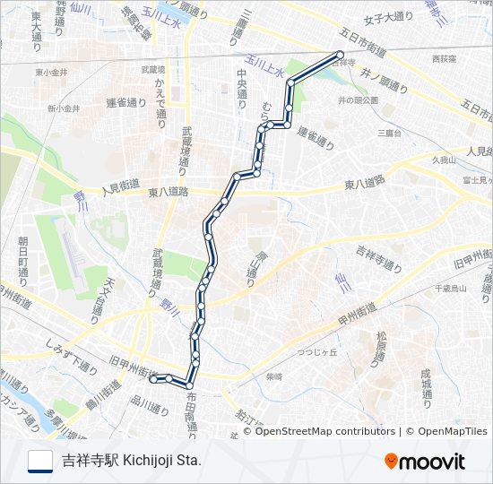 吉14-通 bus Line Map