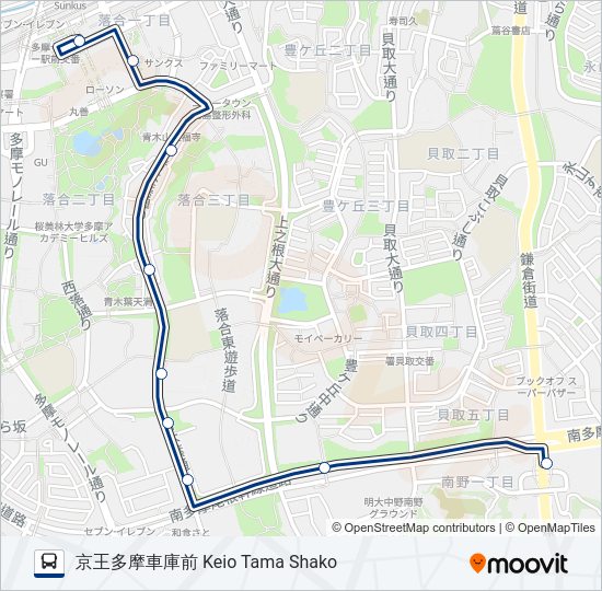 多05-南  Line Map