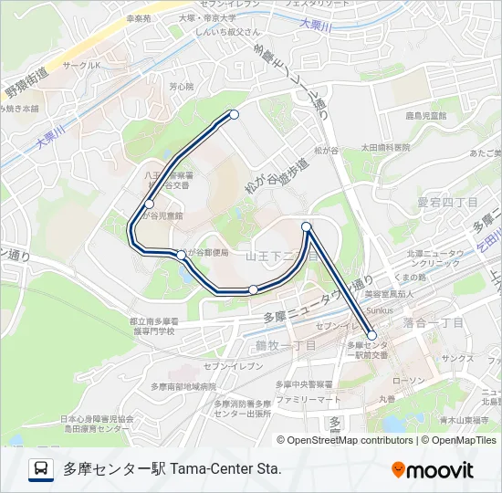 多11-塚  Line Map