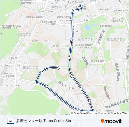 多61-奈 bus Line Map
