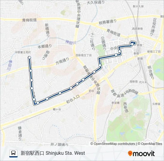 宿41-富  Line Map