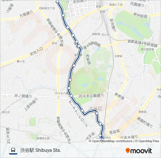 宿51-池  Line Map