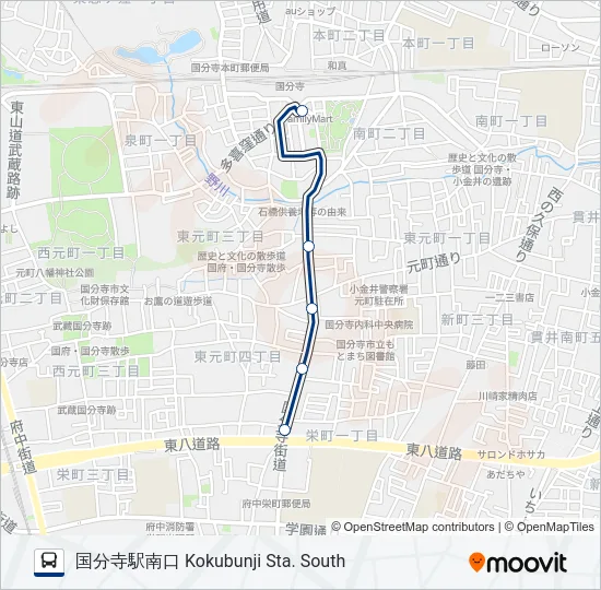 寺91-栄 の路線図