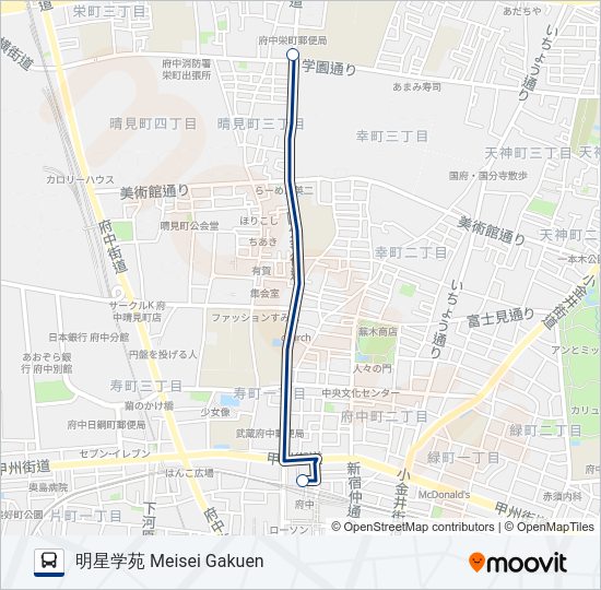 寺91-直  Line Map