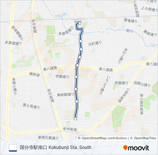 寺91-農 bus Line Map