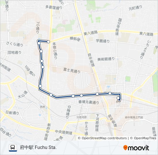 府42-北 bus Line Map