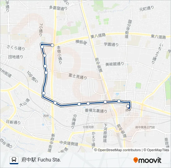 府42-北  Line Map