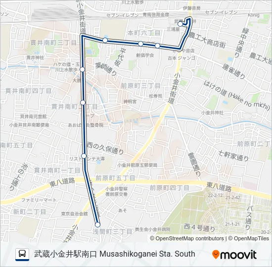 府75-浅  Line Map