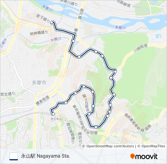 桜06-南 バスの路線図