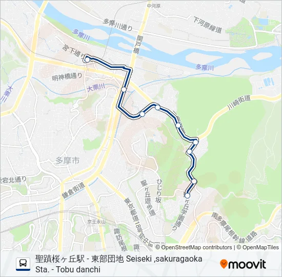 桜06-東 の路線図