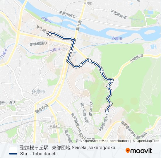 桜06-東 バスの路線図