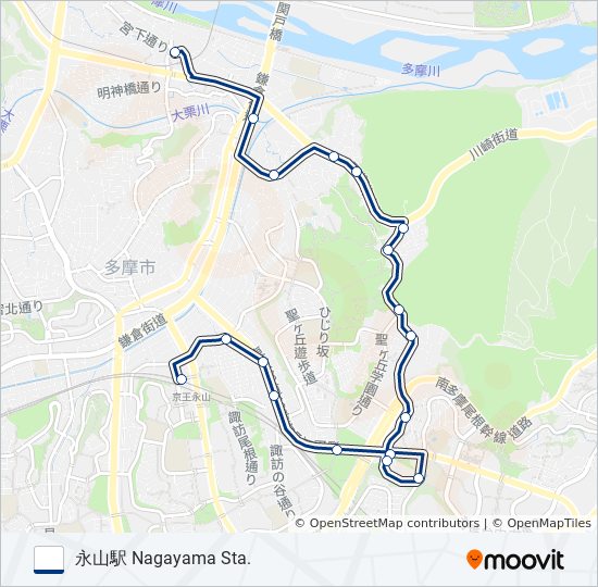 桜07-南 バスの路線図