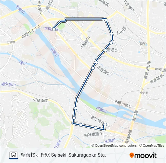 桜18-泉  Line Map