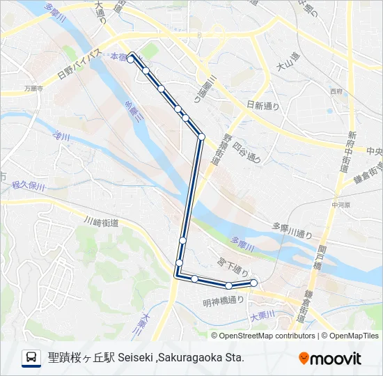 桜19-復  Line Map