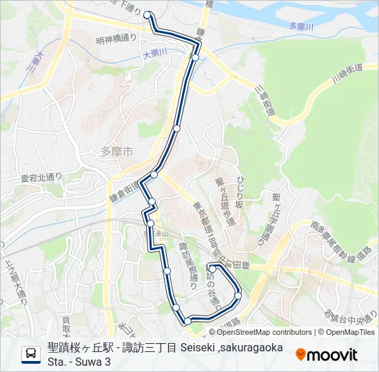桜22-三  Line Map