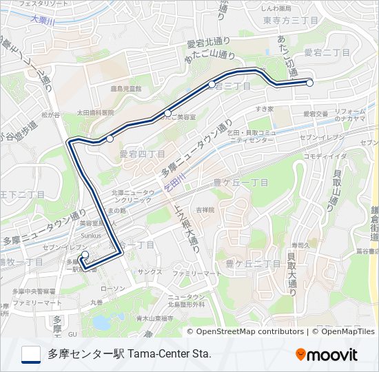 桜62-宕 バスの路線図