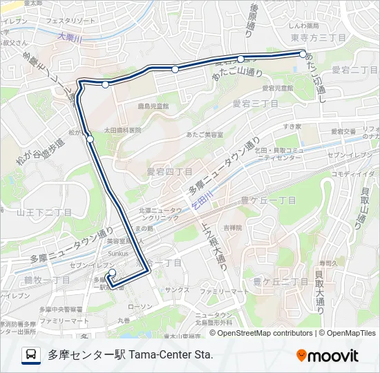 桜72-宕  Line Map
