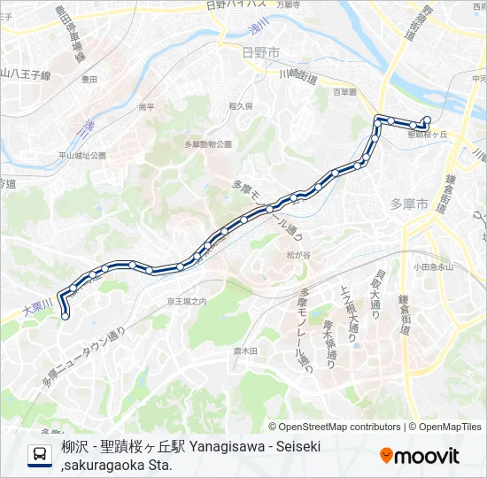 桜80-柳  Line Map