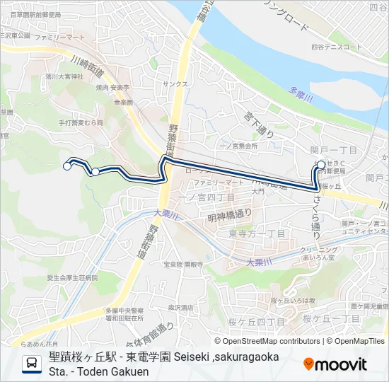 桜81-急  Line Map