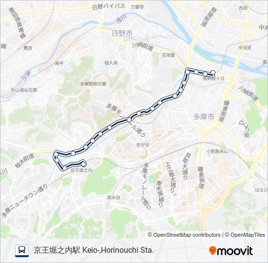 桜88-ふ bus Line Map