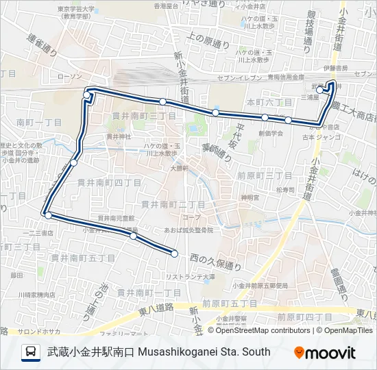 武51-南  Line Map