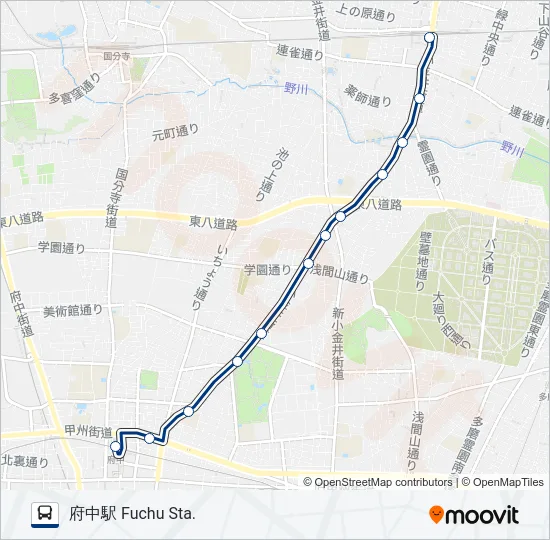 武71-復  Line Map
