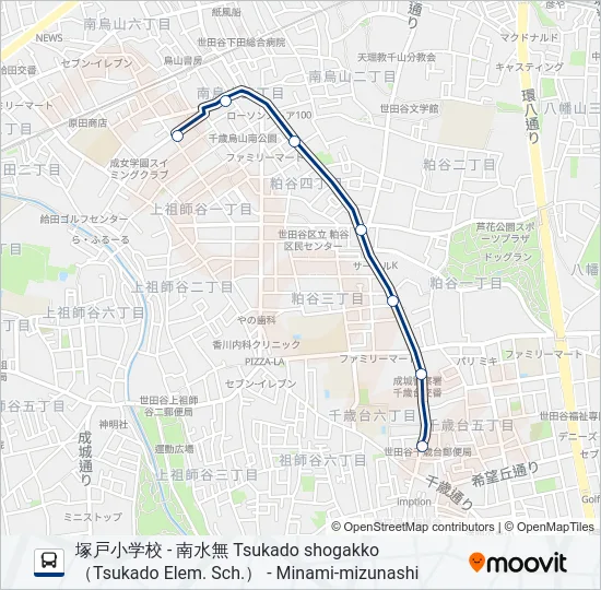 歳23-塚  Line Map