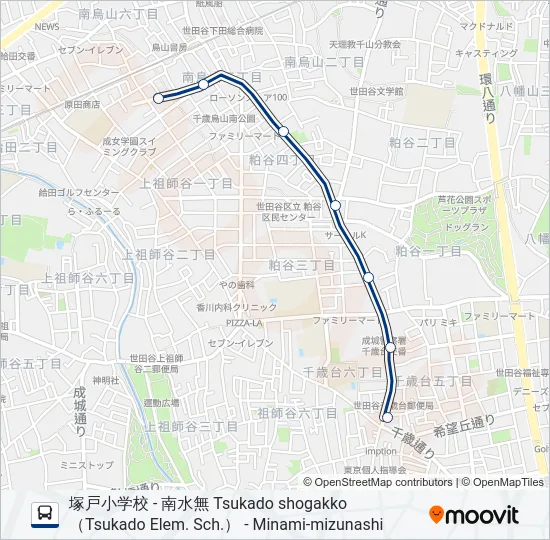 歳23-塚  Line Map