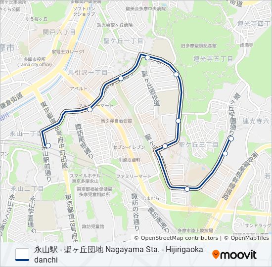 永34-南 bus Line Map