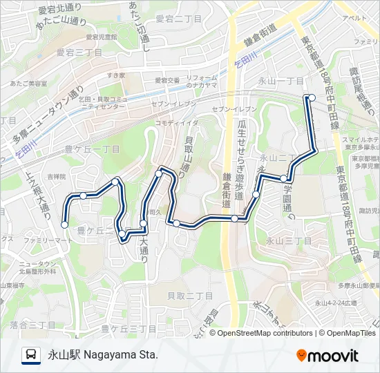 永52-西  Line Map