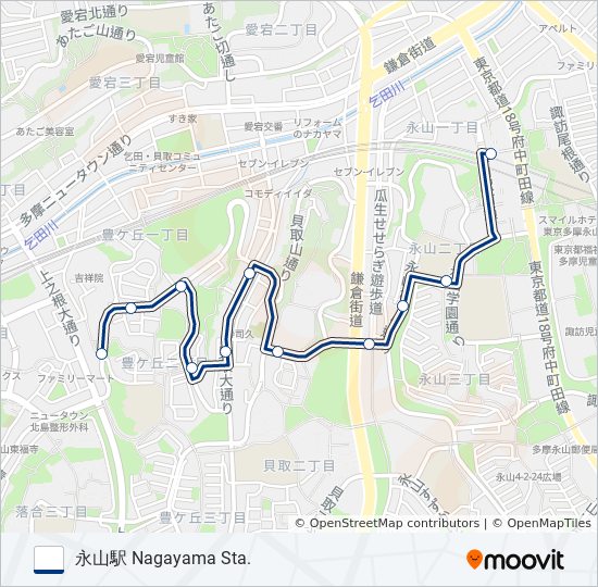 永52-西 bus Line Map