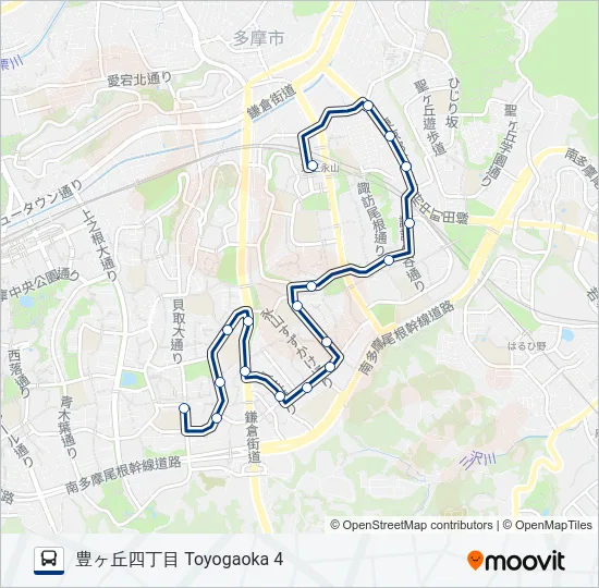 永52-豊  Line Map