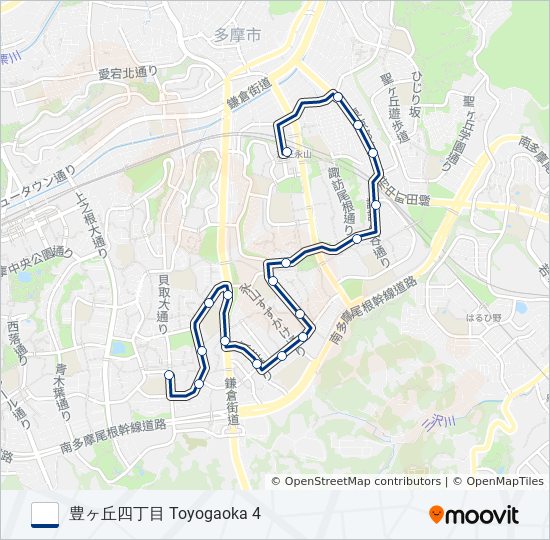 永52-豊 bus Line Map
