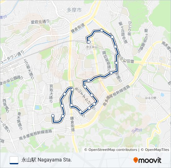 永53-豊 バスの路線図