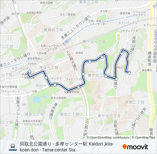 永53-貝  Line Map