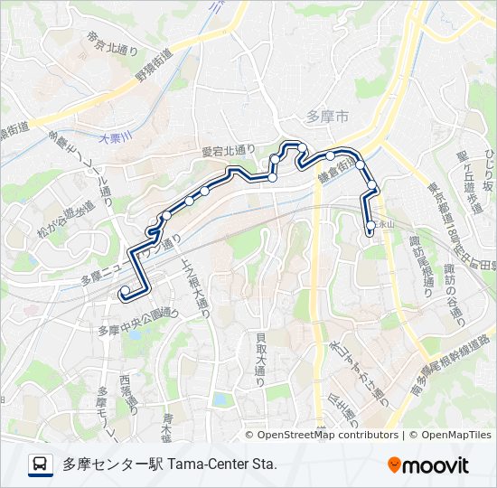 永72-宕 bus Line Map
