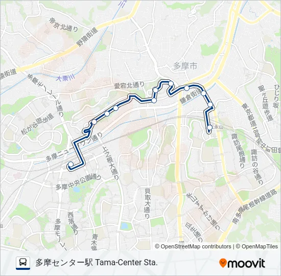 永72-宕  Line Map