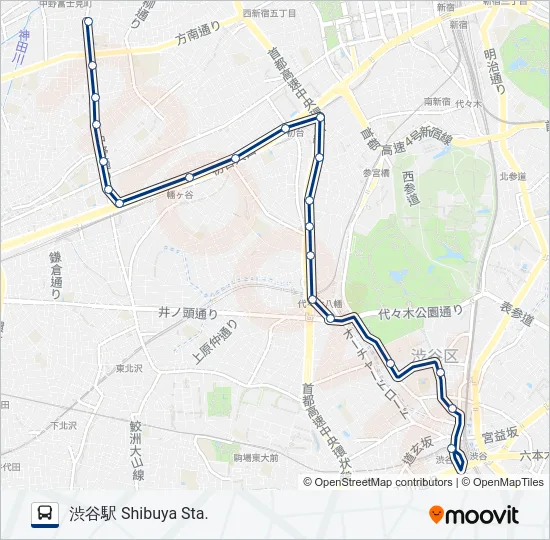 渋63-渋  Line Map