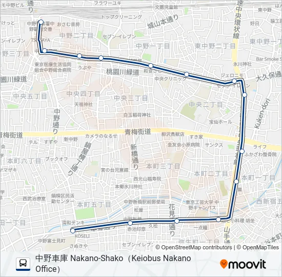 渋64-庫  Line Map