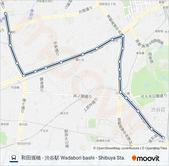 渋66-和  Line Map