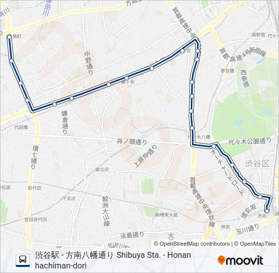 渋66-方  Line Map