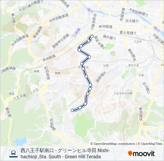 西55-南  Line Map