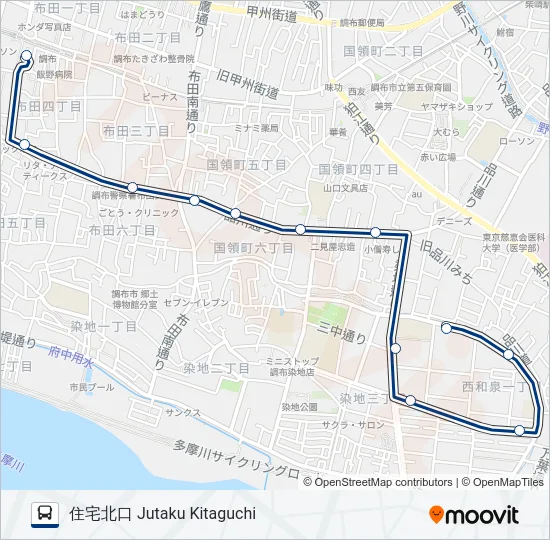 調01-北  Line Map