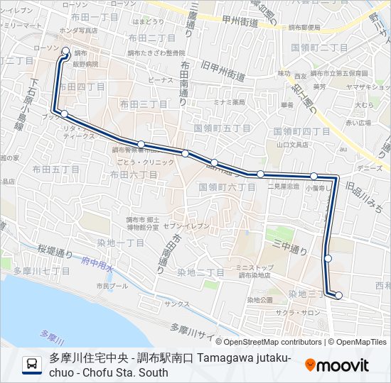 調01-央 bus Line Map